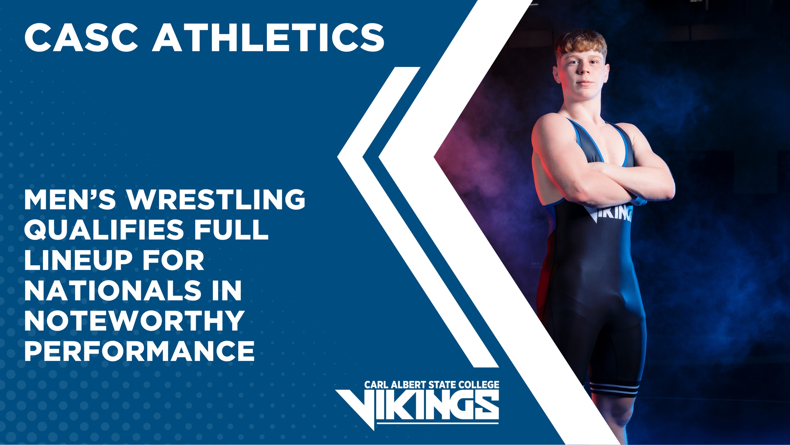 CARL ALBERT STATE COLLEGE MEN&rsquo;S WRESTLING QUALIFIES FULL LINEUP FOR NATIONALS IN NOTEWORTHY PERFORMANCE